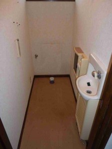 配管の位置が変わりました。