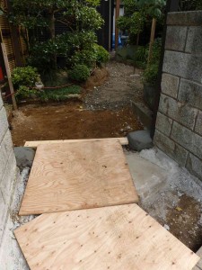 ちゃんと通路を確保して