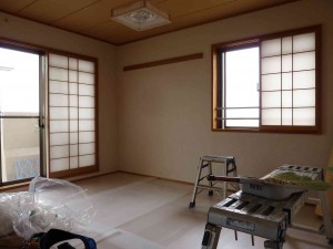 和室からスタート