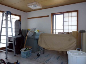 和室のクロス張替え完成。