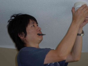 真剣な顔の吉野さんです。
