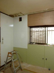 工事途中