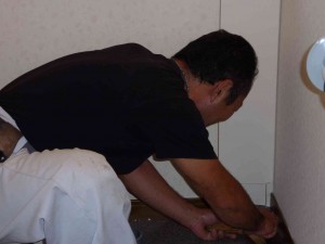 張替え中②