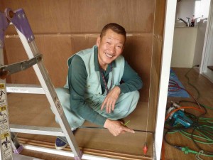 大工の山本で～す。