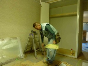 掃除も大事な仕事です。