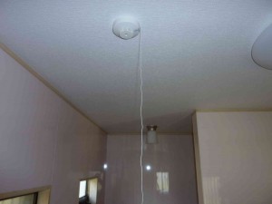 感知器取付後