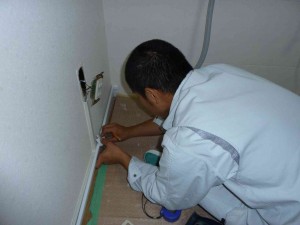 ゴリゴリてっちゃん作業中