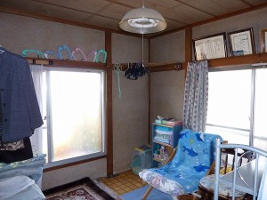 塗り壁の和室を。