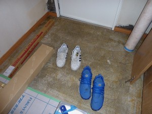 玄関の土間部分は。