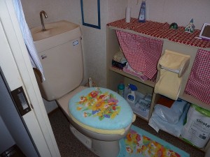 トイレ交換前。