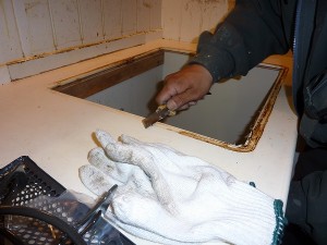 取外し後の作業が大事。
