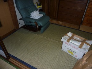 和室を洋間へ変身前。
