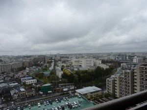 １６階からの景色。