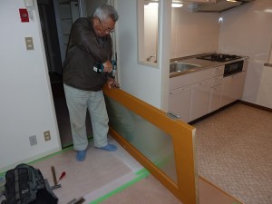 板倉さんによる微妙な調整作業。