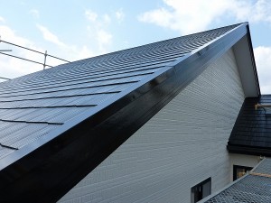 屋根も破風板もケラバ板金も。