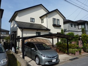 外壁塗装完成。