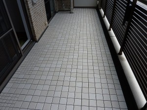 バルコニーも。