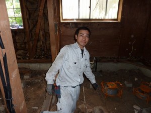 電気工事のてっちゃんで～す。