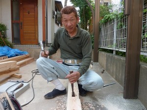 大工の山本で～す。