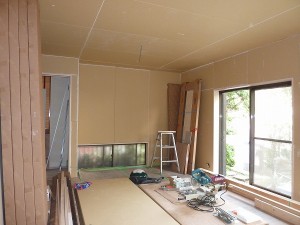 石膏ボードもあらかた。