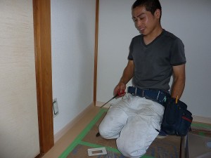 電気工事担当のてっちゃんで～す。