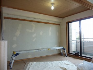 和室の張替え前。