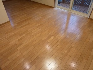 リビングの床も。。。