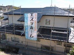上の道路から見た様子。。。