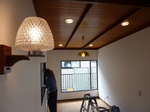 綺麗に綺麗に掃除中。