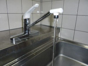 キッチンの水栓金具の。。。
