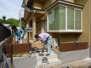 着工初日。。。