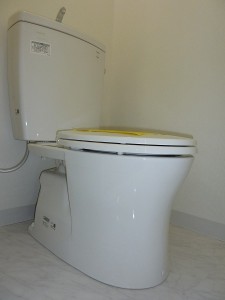 便器設置しました。