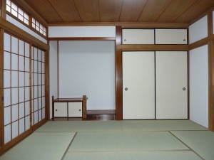 客間である和室８畳は。。。